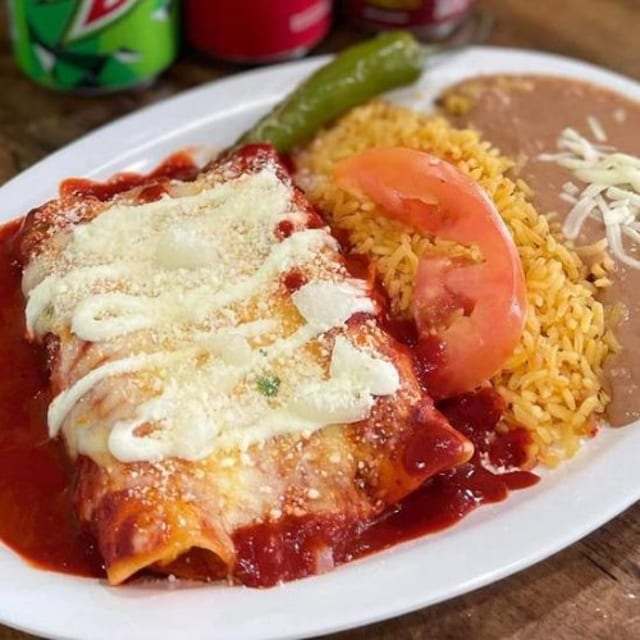 Enchilada Plate.